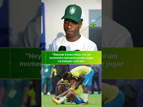 VINI JR: "NEYMAR É MEU ÍDOLO" | #shorts | Copa do Mundo 2026 | ge.globo