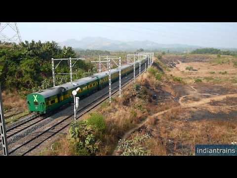 indiantrains@green passenger train speeding in the asangaon hills /Indian Railways Short HD video 16