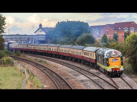 D9000 Thrashes Away From Church Fenton With ‘The Deltic Delight’ (24/09/22)