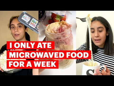 I Only Ate Microwaved Food For A Week! | Challenge Accepted
