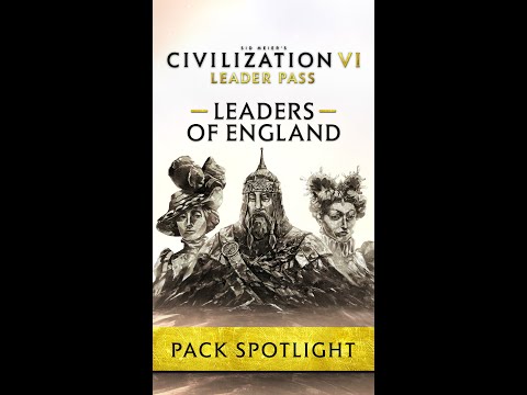 Britannia beckons. The 𝗥𝗨𝗟𝗘𝗥𝗦 𝗢𝗙 𝗘𝗡𝗚𝗟𝗔𝗡𝗗 have arrived! #civ6 #leaderpass #england