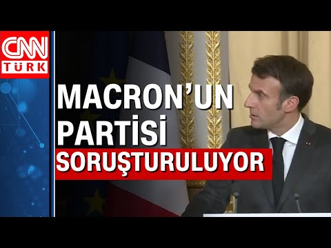 Macron’un partisinin genel merkezinde arama yapıldı!