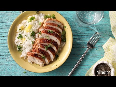 Chicken Recipes - How to Make Caribbean Chicken with Pineapple Cilantro Rice