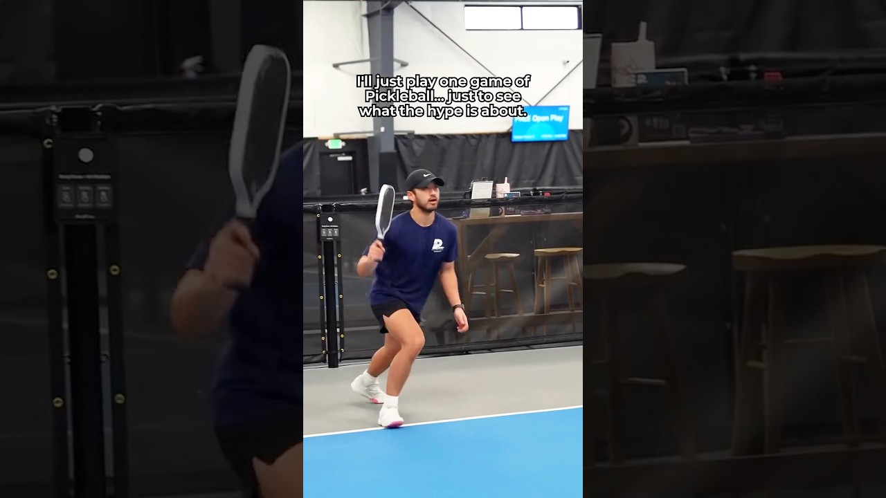 I’m just gonna see what this pickleball thing is all about…