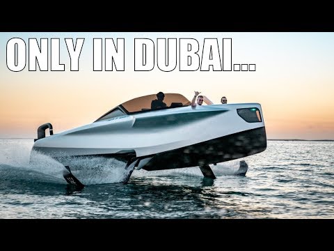 The $1MILLION FLYING HYPER-BOAT in Dubai!!