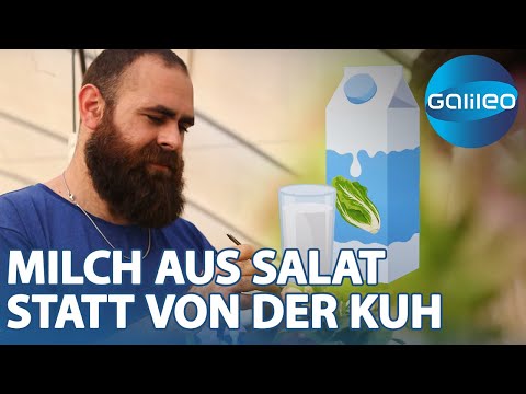 Neuartiges Lebensmittel: So entsteht Milch aus einem Salat | Galileo | ProSieben