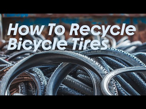 How To Recycle Old Bicycle Tires - See The Whole Process