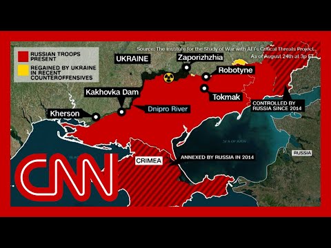 Ukrainian forces appear to make headway on the southern front lines