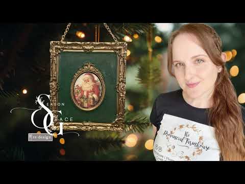 DIY Vintage Ornament with Resin & Decor Moulds | Redesign With Prima® Holiday Tutorial By Erin!