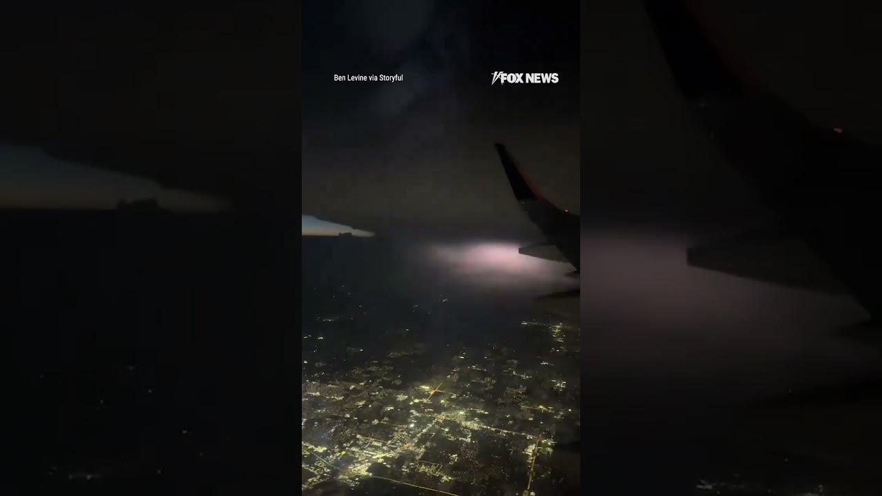 NEW VIDEO: Intense lightning flashes light up the sky as storms rock Oklahoma
