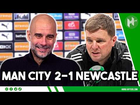 LIVE | Man City 2-1 Newcastle | Pep Guardiola & Eddie Howe