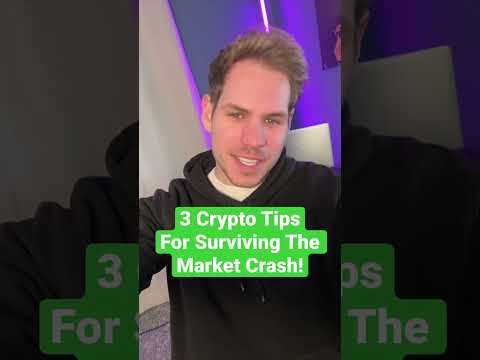 3 Crypto Tips For Surviving the Market Crash! #shorts