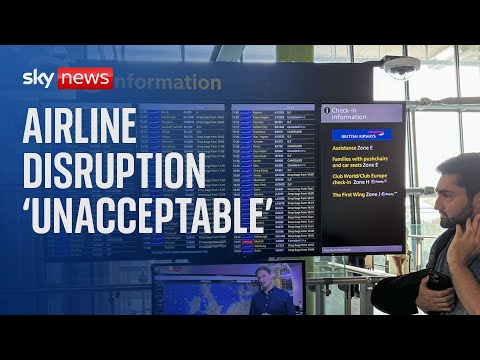 UK air traffic failure: Level of disruption 'unacceptable' - Airline group boss