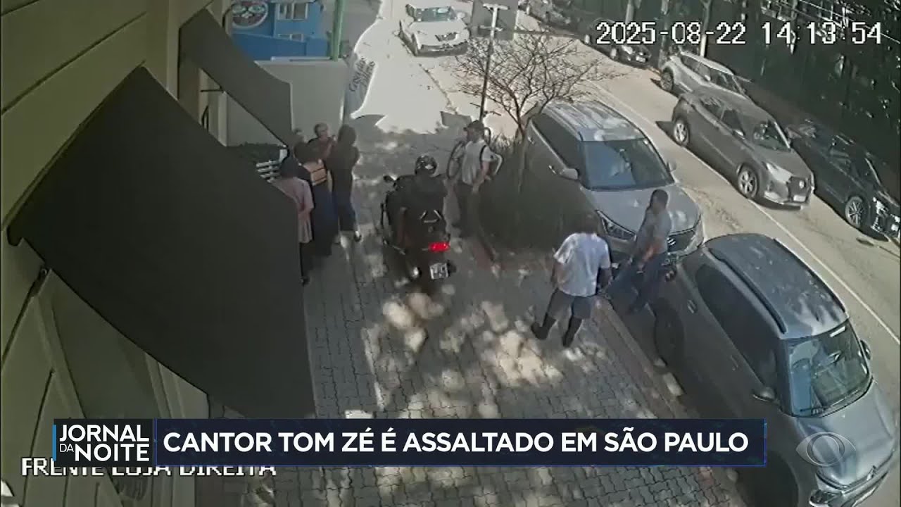 Cantor Tom Zé é assaltado em São Paulo