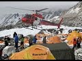 Rescue teams airlift climbers stranded at Mt Everest