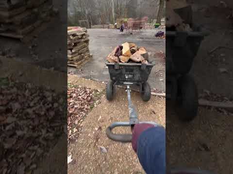 Can I do this all winter?🔥#firewood ❄️