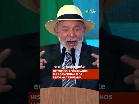 LULA AGRADECE CONGRESSO PELA APROVAÇÃO DA REFORMA TRIBUTÁRIA | #lula #congresso #reformatributária