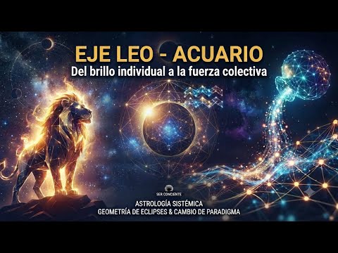 Ser Conciente - Eje Leo - Acuario: Del brillo individual a la fuerza colectiva