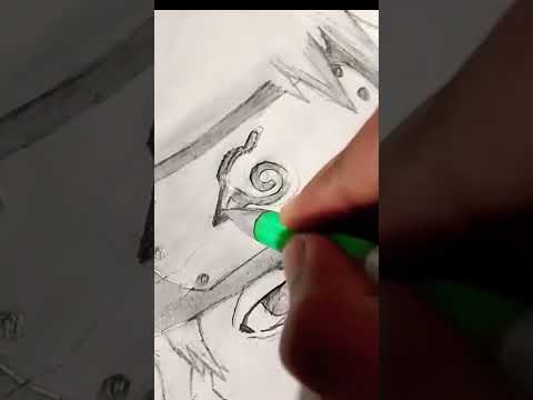 Rate my artwork l kakashi drawing l kakashi from Naruto l how to draw kakashi l #kakashi #short #art