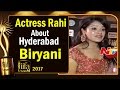Actress Rahi About Hyderabad Biryani @ IIFA