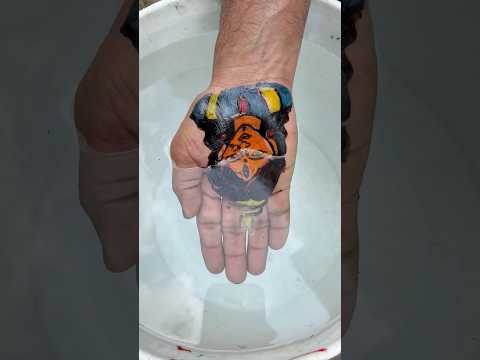 Maa Durga Face Drawing With Floating Pen #shorts