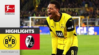 BVB Strikes Back! | Borussia Dortmund — SC Freiburg 4-0 | Highlights | Matchday 11 – Bundesliga