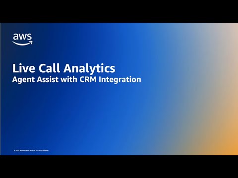 Live Call Analytics Agent Assist with Salesforce CRM Integration | Amazon Web Services