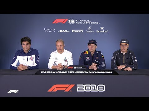 2018 Canadian Grand Prix: Pre-Race Press Conference