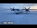 Russian plane lands on frozen river due to pilot error