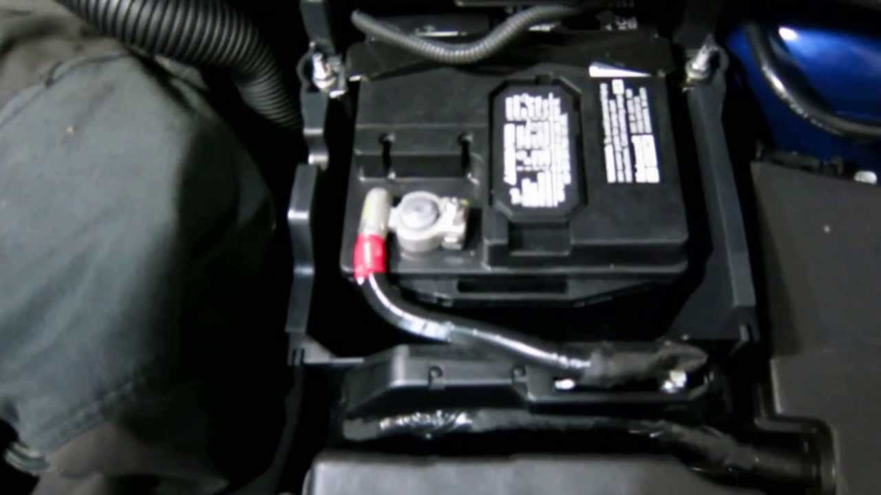 How To Replace Ford Focus Battery - YouTube focus st fuse box cover 