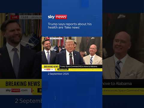 Trump says reports about his health are ‘fake news'