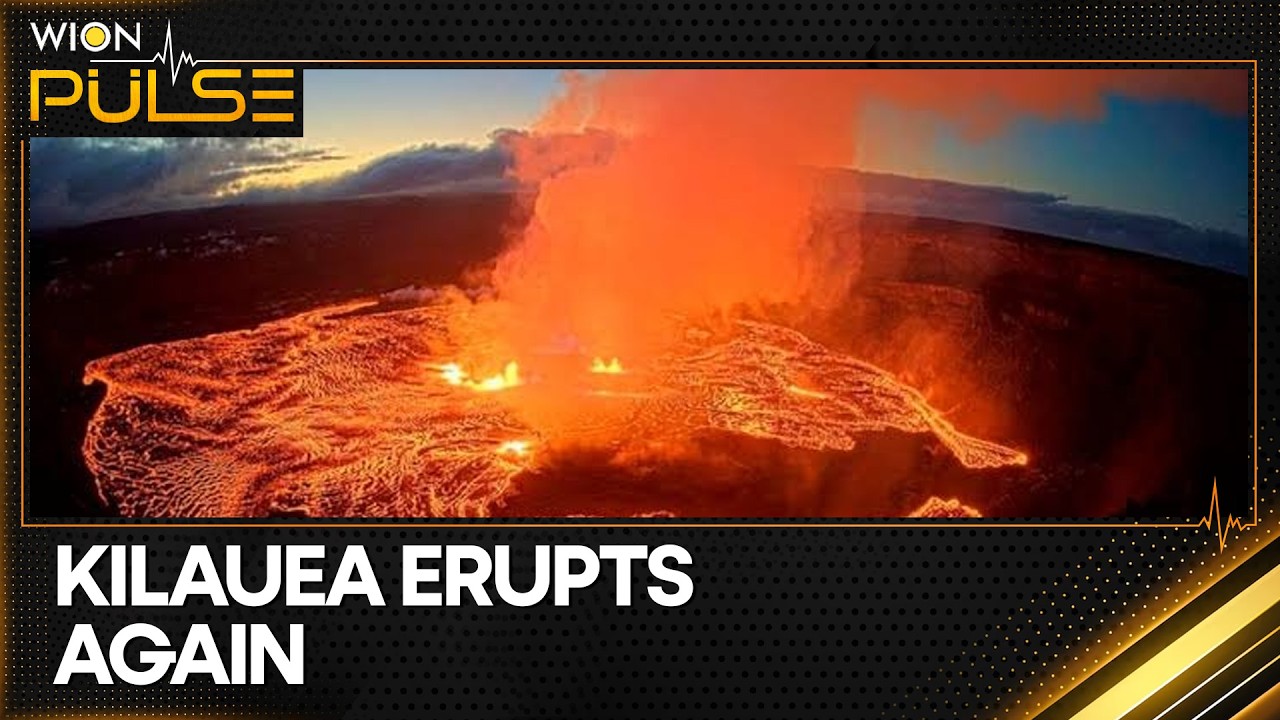 Kilauea Volcano in Hawaii Erupts Again | WION Pulse