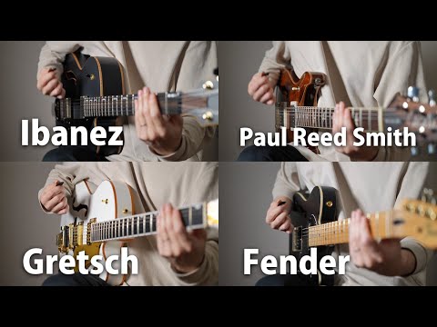 Ibanez vs Gretsch vs PRS vs Fender