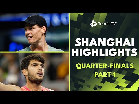 Alcaraz vs Machac, Sinner vs Medvedev Feature | Shanghai 2024 Quarter-Final Highlights Part 1