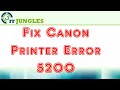 Fix Canon Printer Error 5200 (3 Solutions)