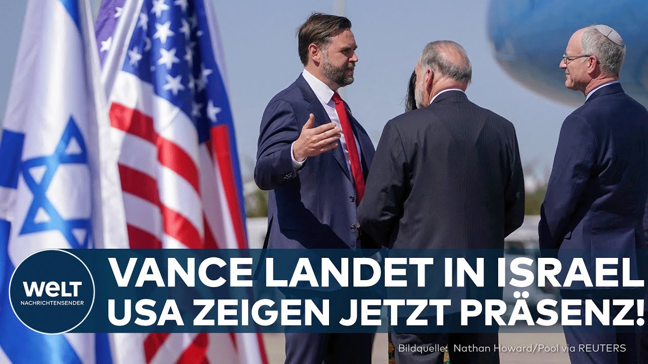 ISRAEL: US-Vizepräsident J.D. Vance vor Ort!– Bricht jetzt die Waffenruhe mit der Hamas?