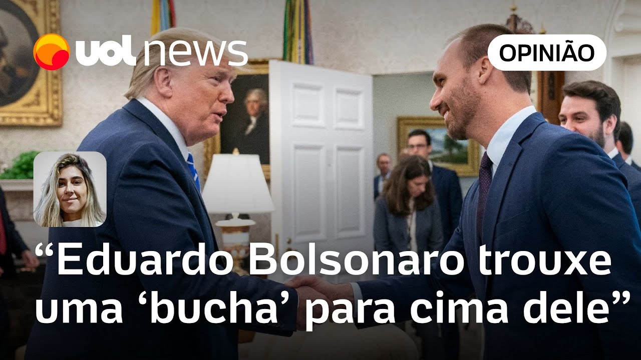 Eduardo Bolsonaro assumiu que a articulação dele trouxe as tarifas de Trump ao Brasil | Casado