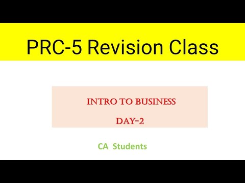 PRC 5 Revision class Day 2 chapter  2
