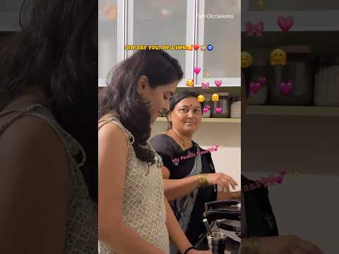 Husband Steals a Kiss From Wife in Front of Mom | Romantic Moments | Couple Goals | Kitchen Romance