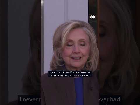 Hilary Clinton testifes on Epstein  | DW News