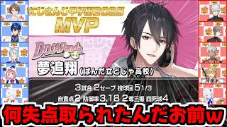 【にじ甲2025】見事MVPとなった夢追翔に納得いかない笹木監督/星導ショウとダブルSHO-TIME対決！【夢追翔平/笹木咲/舞元啓介/天開