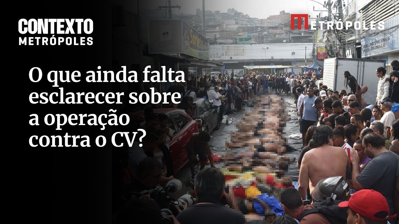 Megaoperação no Rio deixa 121 mortos o que ainda falta ser explicado  TV Online Megaoperação no Rio deixa 121 mortos o que ainda falta ser explicado