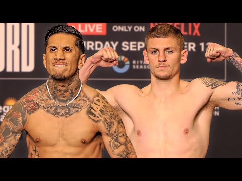OFFICAL WEIGH-IN | Canelo vs. Crawford • FULL UNDERCARD COMMISSION  WEIGH IN | Netflix Boxing
