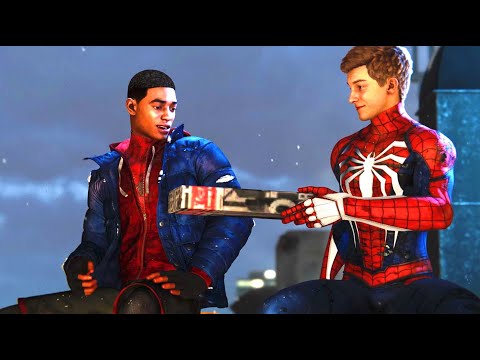Spider-Man Miles Morales - Peter Gives Miles His New Suit
