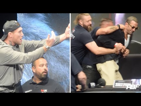 DARREN TILL AND LUKE ROCKHOLD GO FOR EACH OTHER IN PRESS CONFERENCE BRAWL