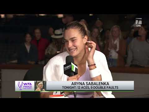 Aryna Sabalenka: 2022 WTA Finals Semifinal Win