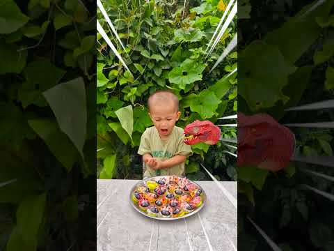 cute baby and dinosaur! p61 🦖🤣👶