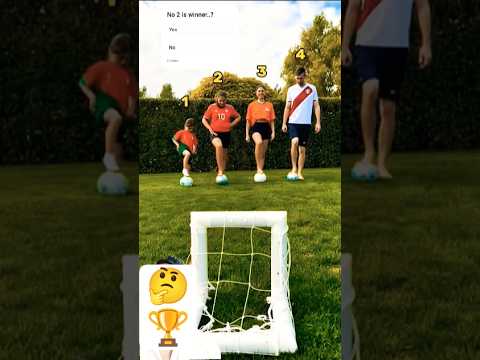 Who's the winner 🏆..? #football #soccer #celine #usa #challenge #entertainment #ytshorts #tiktok