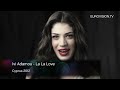 Ivi Adamou La La Love Cyprus 12 Eurovision Song Contest Official Preview Video Youtube