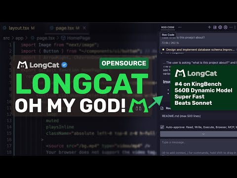LongCat (560B): Bye Sonnet! Why is NO ONE Talking about this!? This OPEN Model is AWESOME!